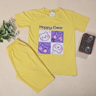 Sét bộ nữ ,đồ bộ lững ngố nữ thun tici ,thời trang xuân hè BL 09- VÀNG