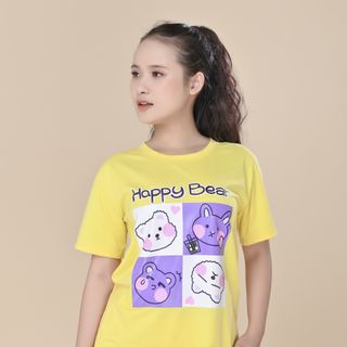 Sét bộ nữ ,đồ bộ lững ngố nữ thun tici ,thời trang xuân hè BL 09- VÀNG