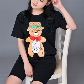 Sét bộ nữ ,đồ bộ lững nữ thun coton 100% cao cấp ĐBL 03-ĐEN