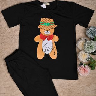 Sét bộ nữ ,đồ bộ lững nữ thun coton 100% cao cấp ĐBL 03-ĐEN