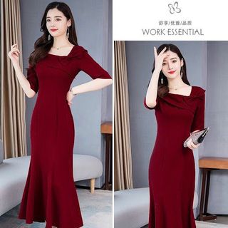 ĐẦM ĐUÔI CÁ NƠ VAI TAY NGẮN