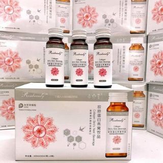 Nước Uống Collagen Yến Trắng Da Rose Beauty - RoseBeauty Yến Tươi Đẹp Da Nest Beverage 1 Hộp 8 Chai giá sỉ