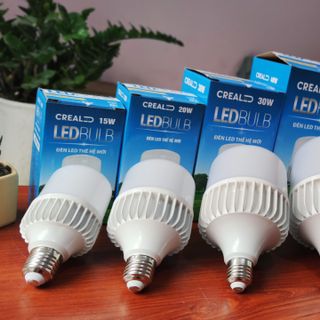 Bóng đèn trụ nhôm đúc 50w crealed