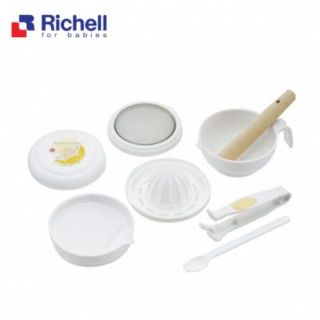 [CHÍNH HÃNG] Bộ chế biến thức ăn dặm kiểu nhật Richell (8 món) giá sỉ