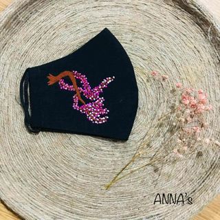 Khẩu trang vải chống bụi thêu tay thủ công nhiều mẫu đẹp