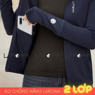 Áo chống nắng nữ 2 lớp cao cấp Laroma