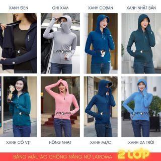 Áo chống nắng nữ 2 lớp cao cấp Laroma