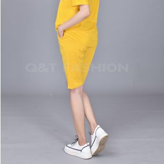 Sét bộ nữ ,đồ bộ lững nữ thun coton 100% cao cấp ĐBL 05-VÀNG