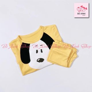 Dài Tay Bộ Quần Áo Dài Tay Thun Lạnh Cho Bé Trai Bé Gái Quần Áo Bộ Ngủ Mùa Thu Đông Cho Bé Gái Trai Chó Snoopy giá sỉ