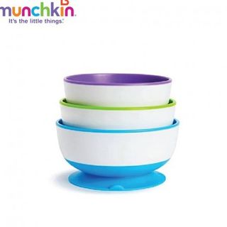 Bộ bát ăn Munchkin chống đổ cho bé ăn dặm MK27188 giá sỉ