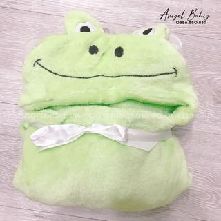 Túi ngủ nỉ đầu thú cho bé