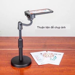 Giá Đỡ Điện Thoại Đa Năng Livestream, Chụp Ảnh, Xem Video,... Xoay 360 Độ