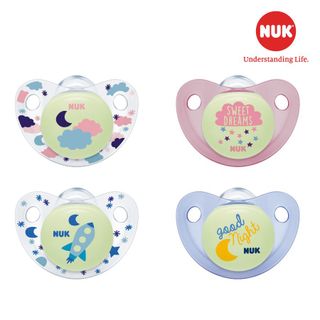 (Chính hãng ) Bộ 2 ty giả NUK Silicone Night/Day giá sỉ