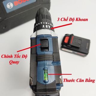 khoan pin 36V hàng của đức siêu khỏe - có chế độ búa khoan tường bê tông