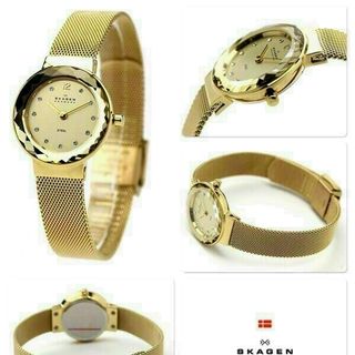 ĐỒNG HỒ SKAGEN 456SGSG GOLD CAO CẤP NỮ