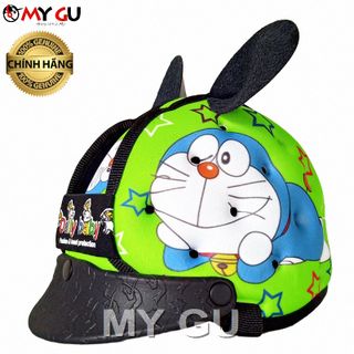 Mũ bảo hiểm cho trẻ em từ 6 tháng đến 4 tuổi CD02 - Xanh lá - Doraemon 2 giá sỉ