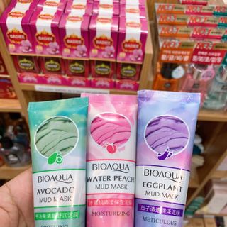 Mặt Nạ Bùn Khoáng BIOAQUA Vị Trái Cây Dạng Tuýp 4 Vị