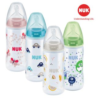 (Chính hãng) Bình sữa NUK nhựa PP núm ti Silicone 300ml giá sỉ