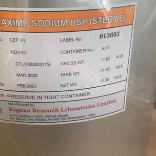 Kháng sinh thủy sản Cefotaxime