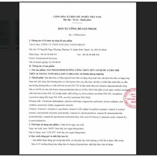 Sữa bầu hữu cơ Bellamy's Organic cho mẹ mang thai và cho con bú Lon 900g [Date 2022]