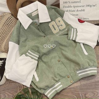 Áo khoác nhung 2 lớp kiểu cổ bẻ form 70kg logo thêu