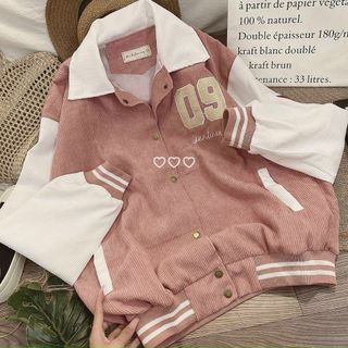 Áo khoác nhung 2 lớp kiểu cổ bẻ form 70kg logo thêu