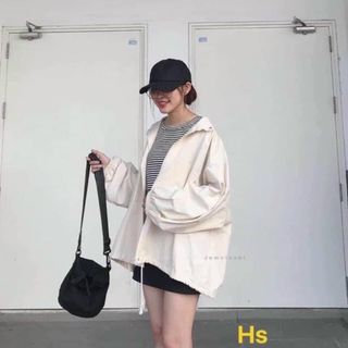 Áo khoác kaki kiểu cánh dơi.form dưới 65kg 1 lớp