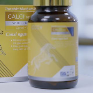 Canxi cho thanh thiếu niên, vận động viên, người vận động thể thao... (Calci Pro white horse)