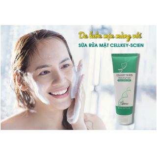 SỮA RỬA MẶT TẾ BÀO GỐC THỰC VẬT CLEANSING FOAM PHYTO STEM CELLS TẠO BỌT SẠCH NHỜN CẤP ẨM DƯỠNG DA NGĂN NGỪA MỤN 150ML - CELLKEY-SCIEN