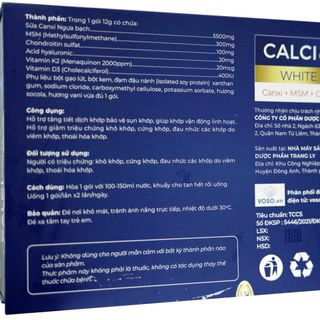 Canxi dùng cho người già, đau nhức xương khớp, thoái hóa khớp (Calci Gold white horse)