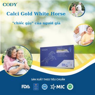 Canxi dùng cho người già, đau nhức xương khớp, thoái hóa khớp (Calci Gold white horse) giá sỉ