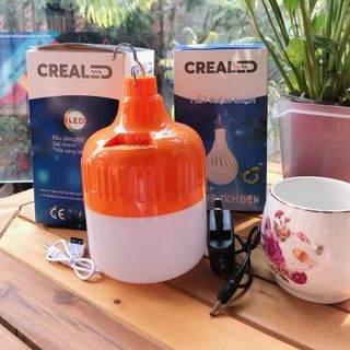 Đèn led tích điện CREALED 50W pin lithium siêu sáng siêu bền