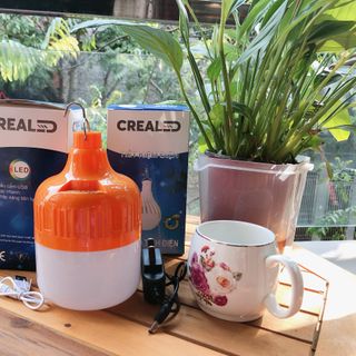 Đèn led tích điện CREALED 50W pin lithium siêu sáng siêu bền