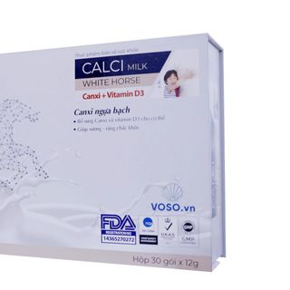Canxi cho Mẹ bầu, trẻ nhỏ (Calci Milk white horse)