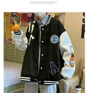 Áo khoác bomber chất thun nỉ bông mịn