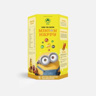 Siro ăn ngon MINION Happy 30 gói - 10ml/gói - Hàng chính hãng - Giá Sỉ từ 5 hộp giá sỉ