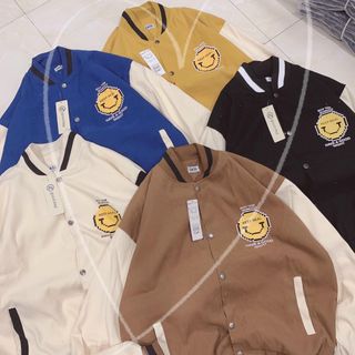 Áo khoác da lộn 2 lớp, logo in nổi hàng bán chạy form 70kg