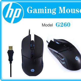 CHUỘT MÁY TÍNH PC LAPTOP CÓ DÂY (180cm) MOUSE HP G260 GAME 7 MÀU USB giá sỉ giá sỉ