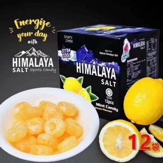 Kẹo ngậm chanh muối HYMALAYA (Hộp 12 gói*180g)