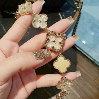 ĐỒNG HỒ LẮC VAN CLEEF MẶT HOA XINH