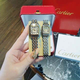 ĐỒNG HỒ CARTlER COUPLE MẶT VUÔNG HOT