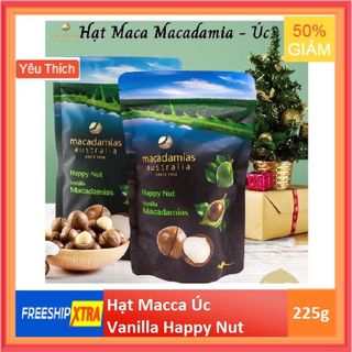 Hạt Macca Úc Vanilla Happy Nut 225g giá sỉ