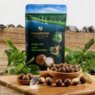 Hạt Macca Úc Vanilla Happy Nut 225g