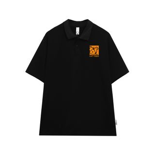 Áo polo nữ form rộng, áo thun polo nữ có cổ đẹp chất cotton form unisex PL038 Miucho in hình họa tiết
