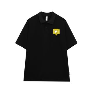 Áo polo nữ form rộng, áo thun polo nữ có cổ đẹp chất cotton form unisex PL027 Miucho in hình họa tiết
