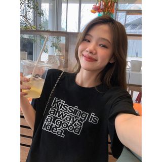 Áo phông nữ form rộng tay lỡ unisex đẹp, áo thun nữ form rộng tay lỡ unisex cotton hàn quốc AT042 Miucho basic tee