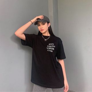 Áo phông nữ form rộng tay lỡ unisex đẹp, áo thun nữ form rộng tay lỡ unisex cotton hàn quốc AT077 Miucho basic tee