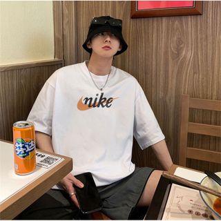 Áo phông nke nữ form rộng tay lỡ unisex, áo thun nke nữ form rộng tay lỡ unisex cotton AT076 Miucho in logo
