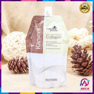 Kem ủ tóc Karseell Maca Power Collagen 500ml phục hồi hư tổn Hấp ủ tóc thẳng mượt bổ xung collagen LOẠI 1 CÓ TEM UT09 giá sỉ