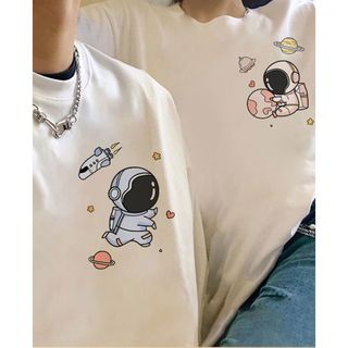 Áo phông đôi nữ form rộng tay lỡ unisex, áo thun đôi nữ form rộng tay lỡ unisex cotton AT079 Miucho in hình